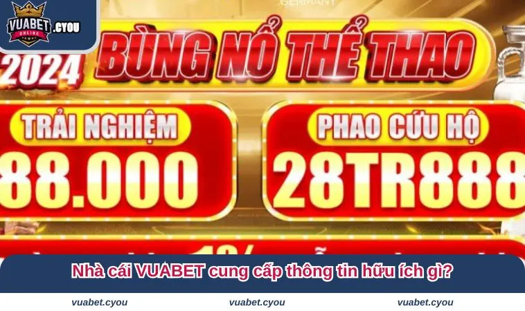 Nhà cái VUABET cung cấp thông tin hữu ích gì?