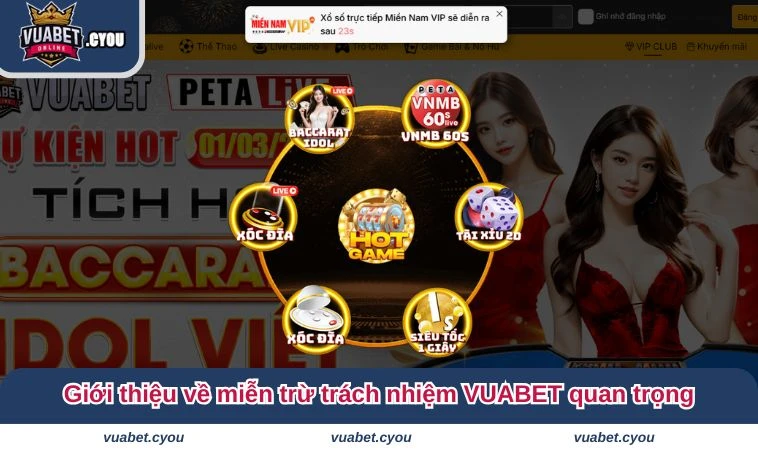 Giới thiệu về miễn trừ trách nhiệm VUABET quan trọng