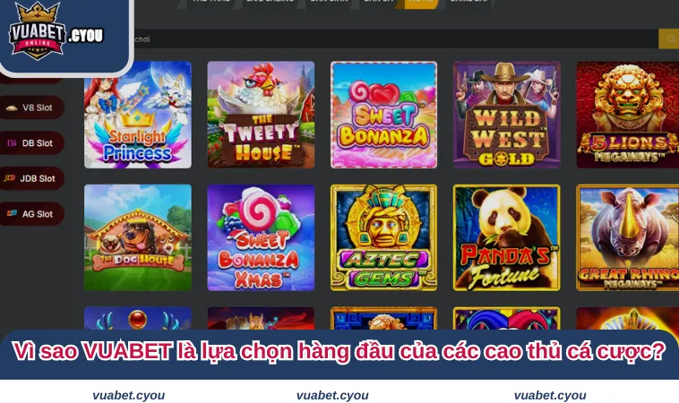 Vì sao VUABET là lựa chọn hàng đầu của các cao thủ cá cược?
