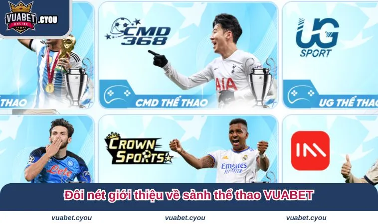 the thao vuabet 2 Đôi nét giới thiệu về sảnh thể thao VUABET