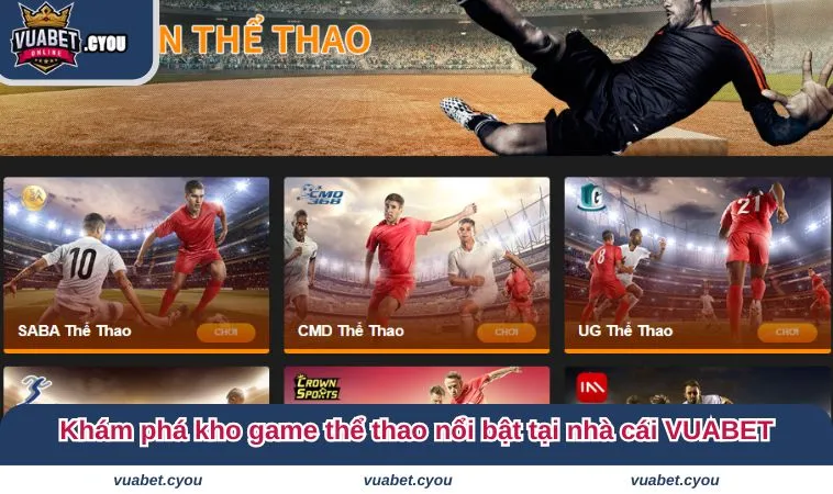 the thao vuabet 4 Khám phá kho game thể thao nổi bật tại nhà cái VUABET