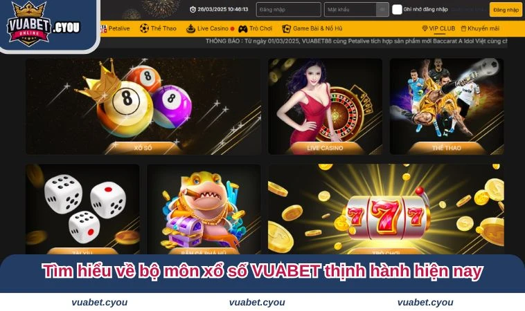 xo so vuabet 2 Tìm hiểu về bộ môn xổ số VUABET thịnh hành hiện nay
